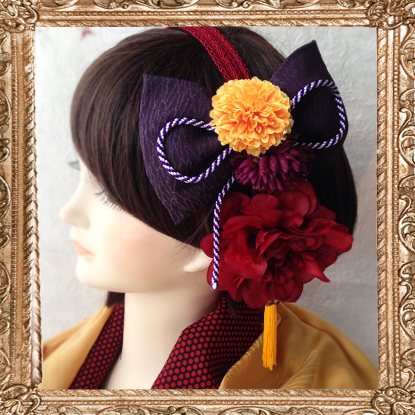 卒業式でハイカラさんになれる！袴にピッタリのリボンの髪飾り特集