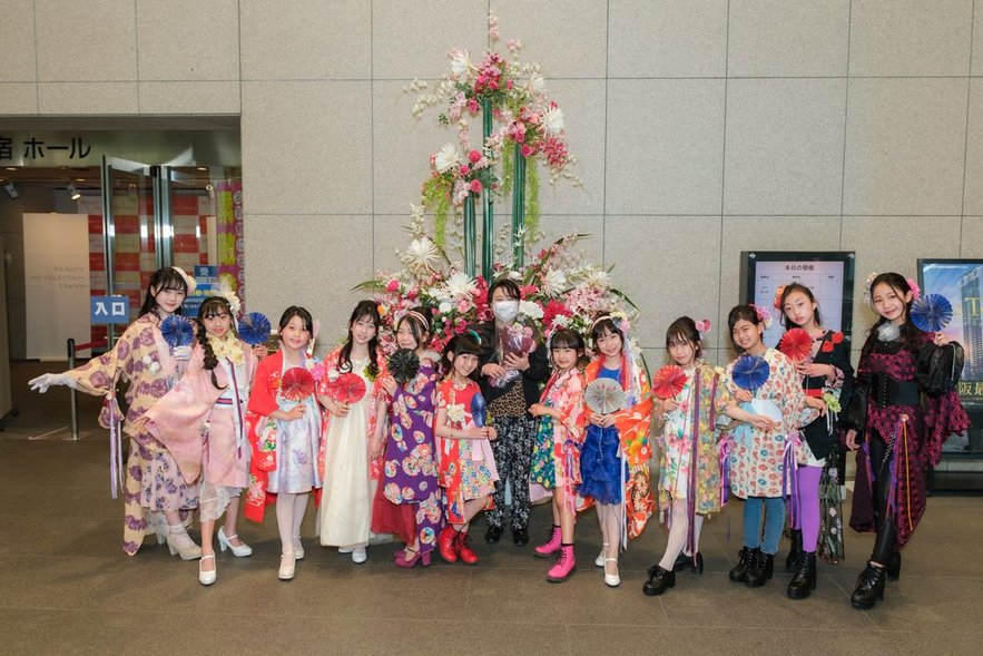 ファッション オシャレ コーディネート 子供 キッズ 着物 和洋折衷 和柄 七五三 ハーフ成人式 大正ロマン フクキモノ