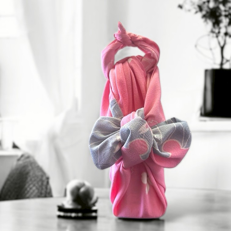 風呂敷 桜 ピンク JAPANESE ORIGAMI FUROSHIKI