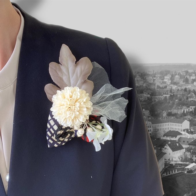 卒業式 入学式 入園式 ママ コサージュ 花 白