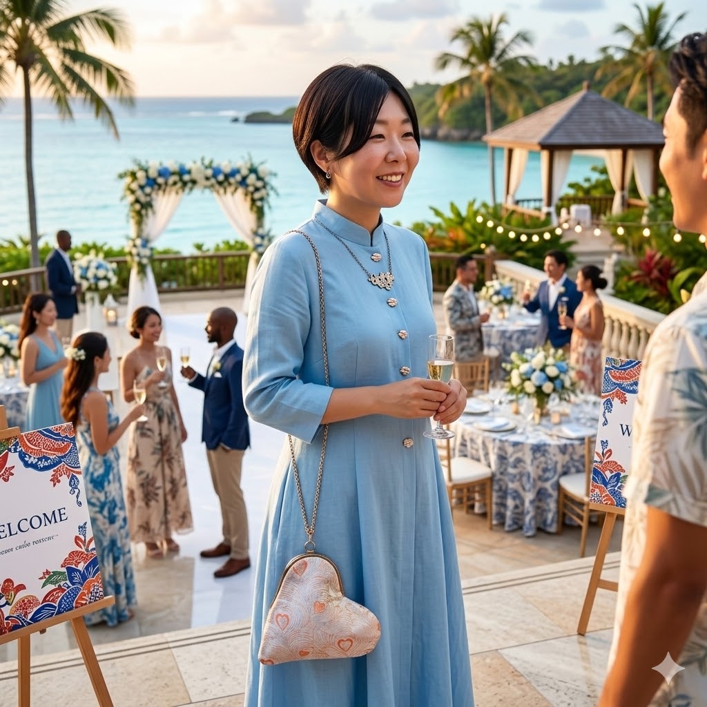 結婚式　お呼ばれ　マナー　リゾートウェディング