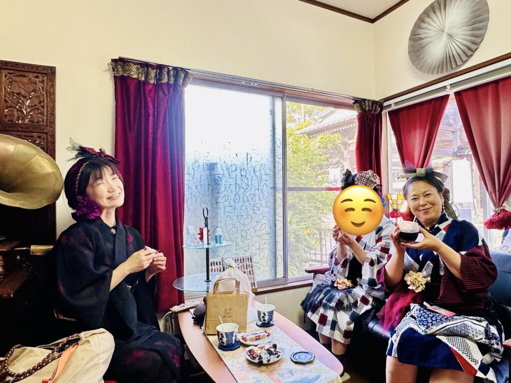 鎌倉　浴衣レンタル　大人女子　大正ロマン　レトロ　