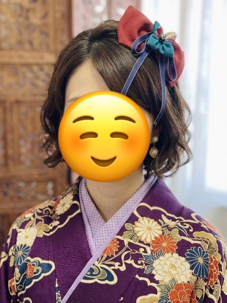 卒業式 髪飾り ショート ボブ リボン レトロ 大正ロマン